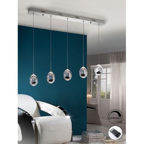 LAMP.LED ROCIO CROMO 5LDIMABLE (1/4)