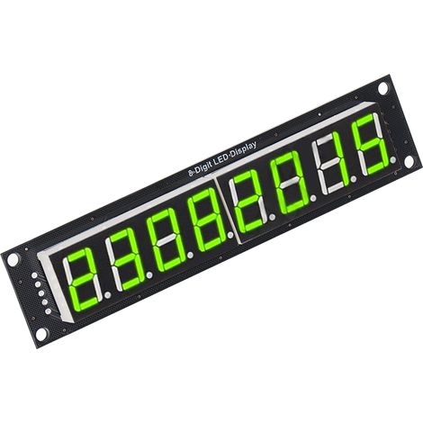 Module d'affichage LED 8 chiffres 0,56 pouce vert pour pilote 74HC595, tube numérique MRA167E, écran segmenté à commande série (1/5)