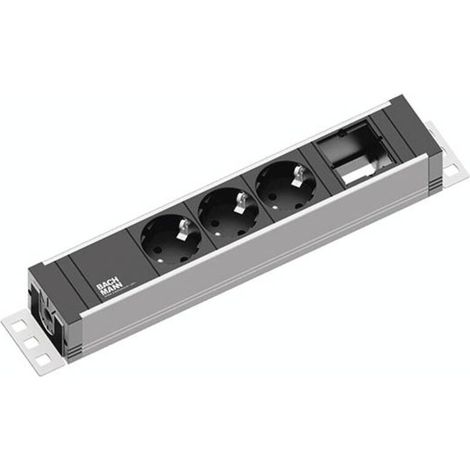 [NEUWERTIG] B-Ware Bachmann Steckdosenleiste Mehrfachsteckdose Universal 3xSchuko Stromverteiler (1/2)