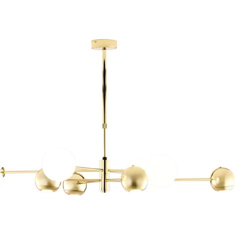 Lampada a sospensione MOKA oro/bianco 8xG9+GU10 Jupiter (1/5)
