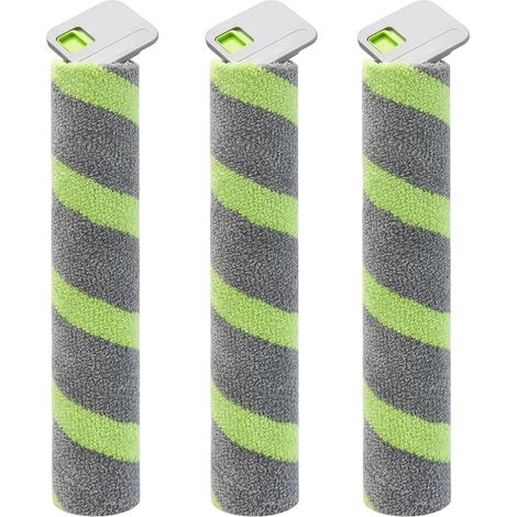 3 Serpillères Rouleau pour iRobot Roomba Max 705 Combo/706/Max 700 Série Microfibre lavable, compatible iRobot Roomba Max 705 Combo, installation facile, anti-rayures, rechange pour aspirateur robot (1/5)