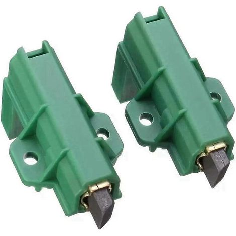 Balais de charbon et porte-balais pour lave-linge Beko WME8227W, WME7247W et WM5140S (2 pièces) (1/5)
