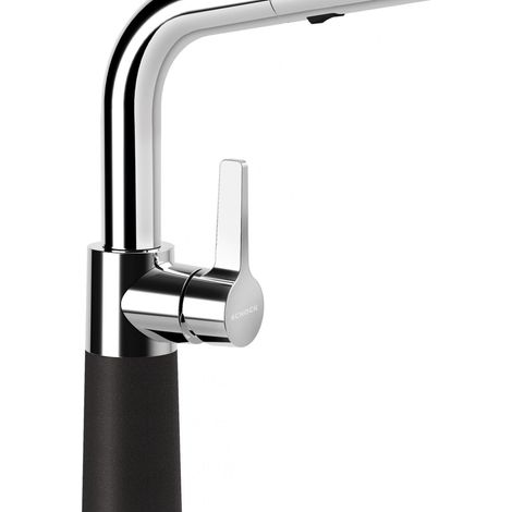 Schock Küchenarmatur SC-540 Chrom/Cristadur ausziehbarer Auslauf Polaris POL