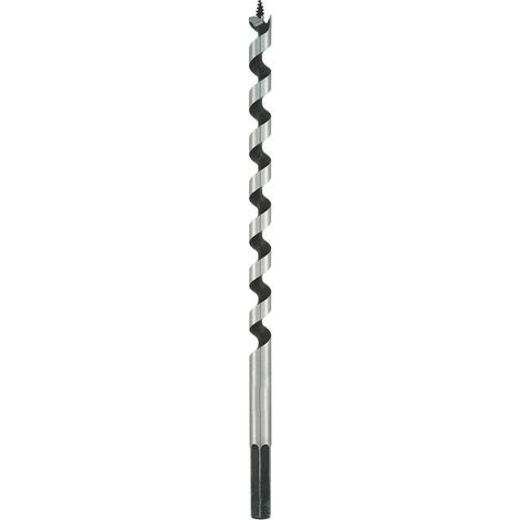 Mèche à Bois CV Forme Lewis 6 pans - Spécial Charpente Poutres D. 5 x Lt. 235 x Lu. 160 x Q. 5 mm - Diamwood