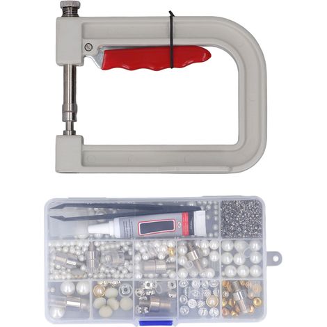 Perlenpresse, 10er-Set mit Formen, präzise Positionierung, DIY-Perlenwerkzeug (1/5)