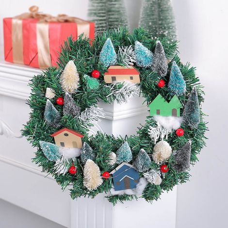 Guirlande Lumineuse - Couronne De Noël Pour Porte Et Fenêtre - 35 cm - Décoration Intérieure Et Extérieure - 1 Pièce (1/5)
