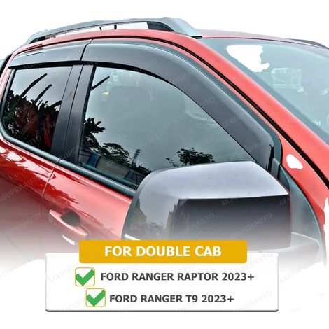 Deflector de ventana, Mayor comodidad, Protección contra la intemperie, FORD RANGER T9 (1/2)