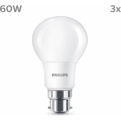 Philips LED-Lampe Warmweiß 8W B22-Fassung