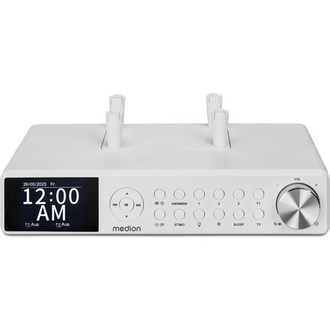 Radio da Cucina - MEDION - DAB+ - 2x3W RMS - Bianco