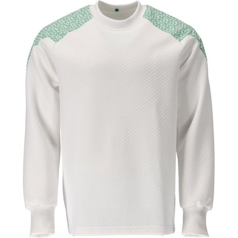 Mascot Sweatshirt 20084-932-06333 Gr. 3XL weiss/grasgrün (1/4)