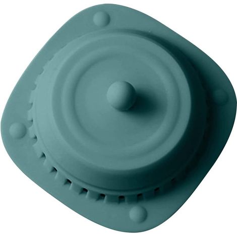 Couvercle de bonde en silicone anti-odeurs et attrape-cheveux pour douche, bouchon de bonde carré pour lavabo, salle de bain, cuisine, baignoire, toilettes
