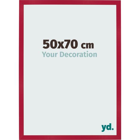 yd. - Cadre photo 50x70 - Rouge - MDF - Bologna (1/5)