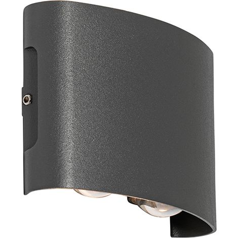 Outdoor Wall Light Dark Grey Incl. LED 4-Light IP54 - Silly (1/4)