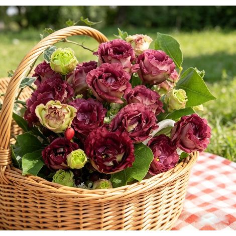 5000 graines de lisianthus thé - Floraison originale et colorée, facile à cultiver, idéal pour jardin et pots décoratifs (1/4)