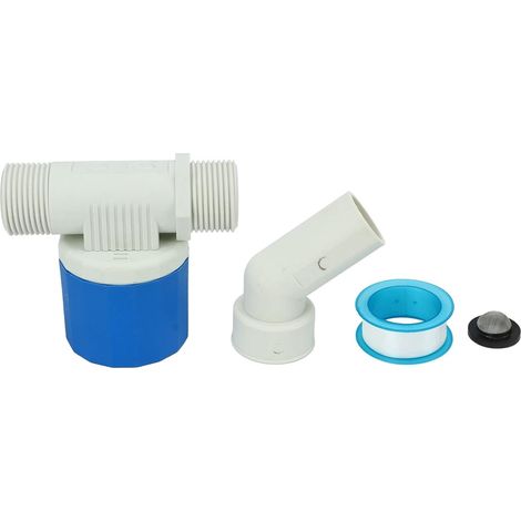 Agatige Interrupteur de contrôle de Niveau d'eau à entrée latérale pour réservoirs d'eau, piscines, Chauffe-Eau Solaire(1/2in) (1/5)