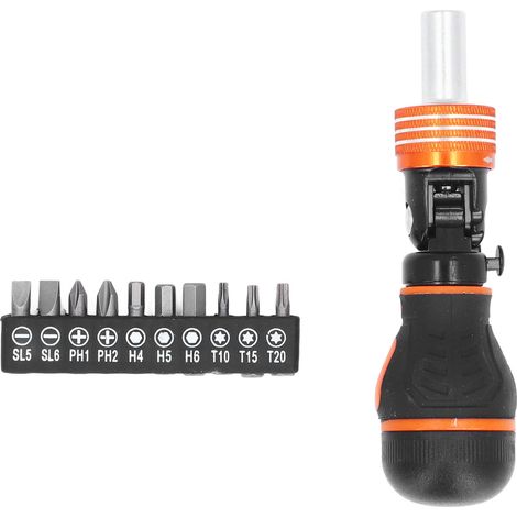 Ensemble de Bits de Tournevis à Cliquet, Bit à Cliquet (1/5)