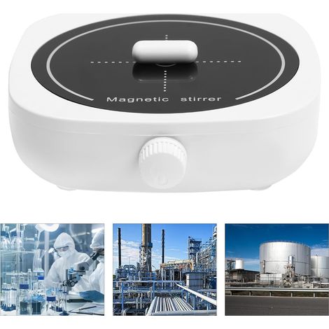 Agitateur magnétique 0-4000 rpm Mini USB Laboratoire agitateur magnétique 1L capacité (1/5)