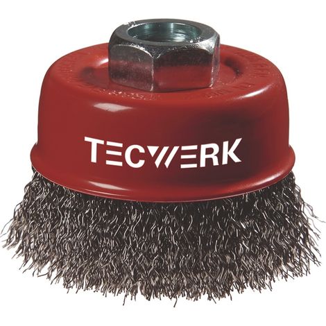 TECWERK Topfbürste D.60mm Drahtstärke 0,3mm STA 12500min-¹ TECWERK