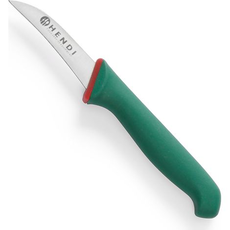 Coltello spelucchino Green Line con lama curva, lunghezza 175 mm - Hendi 843802