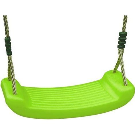 Siège de balançoire pour enfant - Vert - Réglable - Plastique anti-UV