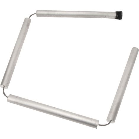 Tige anodique magnésium 43 pouces robuste et sûre, compatible quasi tous chauffe-eaux, raccord fileté 3/4 NPT, protection antirouille durable. (1/5)