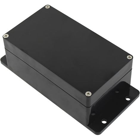 Boîte de Jonction Noire 2Pcs Boitier Electrique Etanche IP65 ABS Boitier Plastique Electronique Extérieur 100 68 50mm Boîte de Derivation pour Bricolage Électronique (1/4)