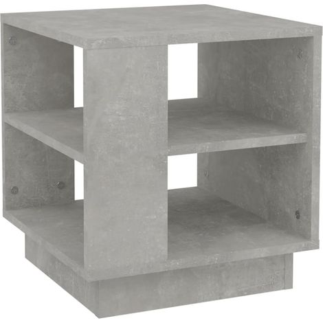 Maison Exclusive - Couchtisch Betongrau 40x40x43 cm Holzwerkstoff