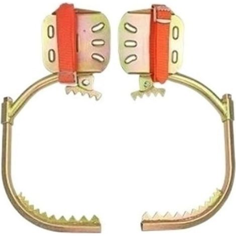 équipement l'escalade dans Les Arbres Boucle de Pied d'électricien Talisman d'escalade sur l'arbre Outils spéciaux Poteau en Bois Chaussures Fer épaissi (1/5)