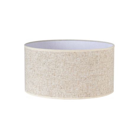 FABRILAMP - Happy E27 Zylindrischer Lampenschirm Leinen beige 35dx35dx20h - FAB 176333515