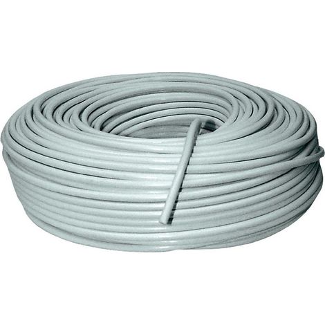 Cavo coassiale per antenna in pvc bianco 100 m Ø 6,8 mm ± 0,15 mm