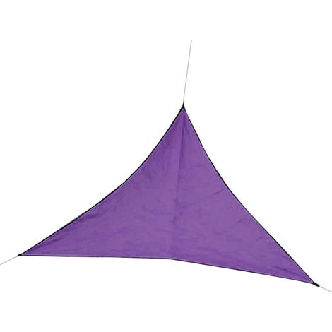 Voile d'ombrage triangulaire imperméable anti-UV, store extérieur pour jardin, terrasse, piscine, camping, pique-nique (1/5)
