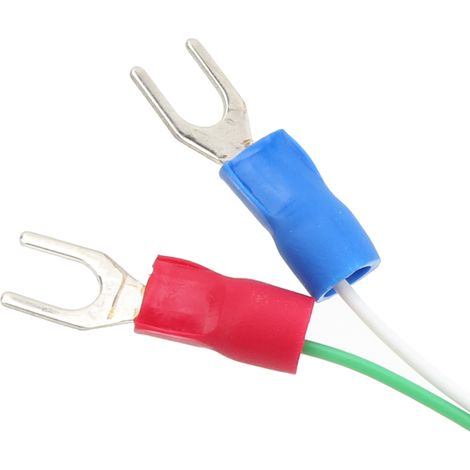Geschirmtes Thermoelement mit verdrilltem Adernpaar vom Typ K, M650 mm, grüner Temperatursensor 0-200 °C, 1 m (1/5)