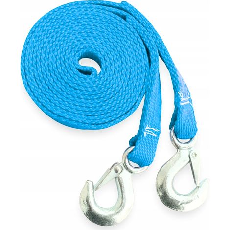 Cavo di traino, cinghia di traino per auto, acciaio, 4 m, 2,5 t (1/5)