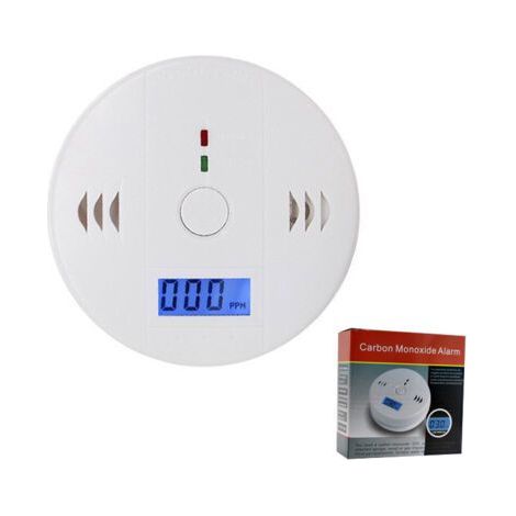 FENOPLASTICA1 pack détecteur de monoxyde de carbone (co) numérique alarme alimentée par batterie (1/5)