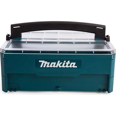Makita – Boite à outils avec 5 compartiments amovibles – Dimensions 395 x 295 x 233 mm – Compatible coffrets MAKPAC – P84137 (1/4)
