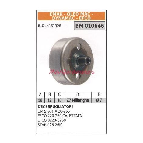 Campana frizione decespugliatore OM SPARTA 26 - 26S EFCO 220 260 4161328R