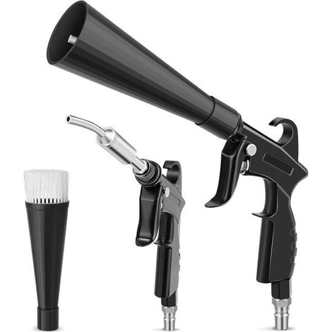 BelleRise - Pistolet de nettoyage haute pression – Soufflette ergonomique avec buse conique – Pour nettoyage intérieur et extérieur rapide (1/5)