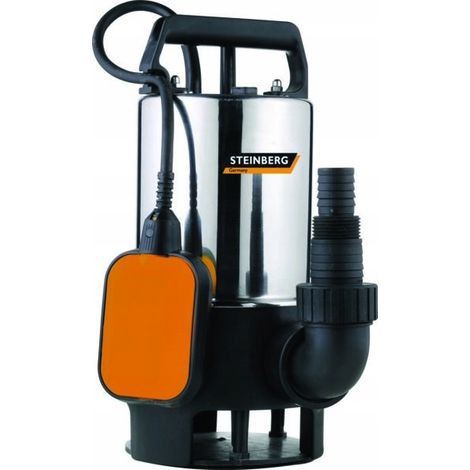 Bomba sumergible para aguas sucias Steinberg SWP 1100 Inox S 1100W 20000 l/h (1/4)