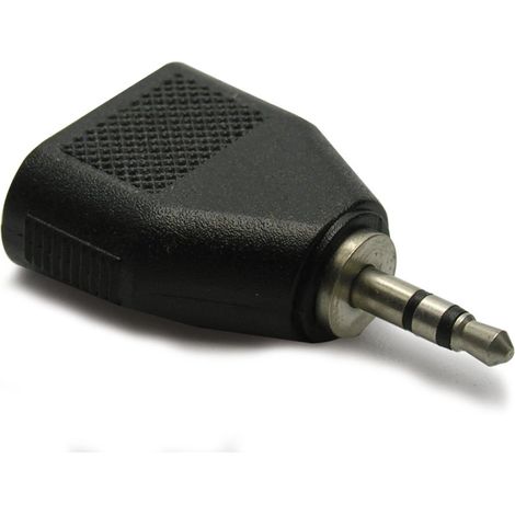 adattatore audio stereo 1 jack m d.3.5 mm./2 jack f