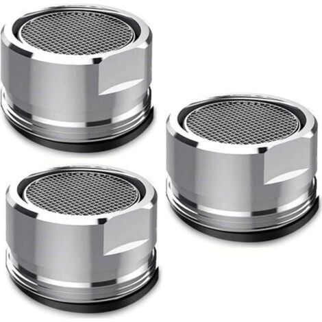 3 Pièces Aerateur de Robinet 24mm Mousseur Robinet Embout Robinet Cuisine Filtre Robinet pour les Robinets de Salle de Bain