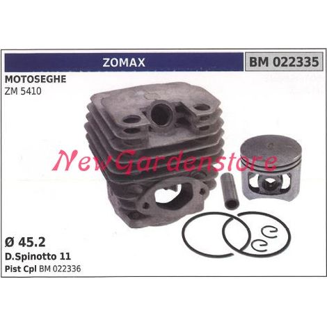Cilindro pistone segmenti ZOMAX motore motosega ZMG 5410 022335
