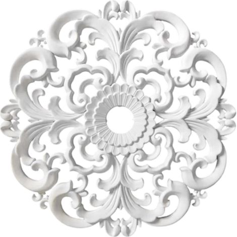 Flores Decorativas - 15 x 15 cm - Para Paredes y Techos - Plástico PS - 20 Unidades (1/5)
