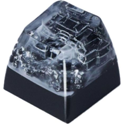 Mechanische Tastaturtasten in Form eines antiken Berggipfels, handgefertigt, kreativ und originell (C). (1/5)