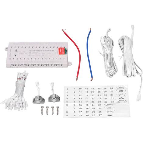 Kit de lampe LED à détection corporelle (CC 12 V / 24 V), contrôleur intelligent pour marches d’escalier