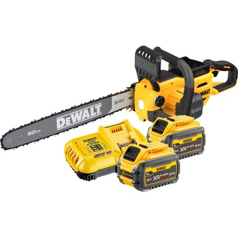 Sierra de cadena a batería DeWalt DCMCS 575 T2 54 V FlexVolt 50 cm sin escobillas + 2 baterías de 6,0 Ah + cargador (1/5)