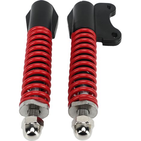 Amortisseur avant en acier inoxydable pour scooter 8-10 pouces, ressort bicolore noir et rouge, suspension stable pour fourche (1/5)