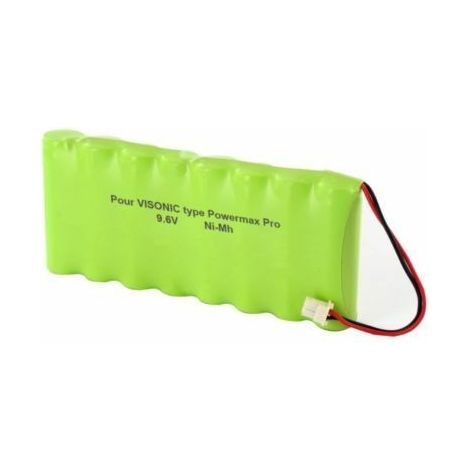 GP pacco batteria ricaricabile Ni-Mh 9,6V 1800mAh compatibile VISONIC dx