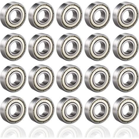 Roulement à bille,608ZZ Roulements à Billes, 20PCS Speed Bearings Roulements à Billes de qualité pour Roller, Skateboard, Longboard, Waveboard, 8 x 22 x 7mm- (1/5)