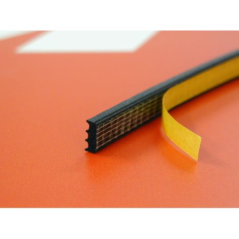 EPDM-Verglasungsdichtung 141 - 12x3 mm - Weiß - 150 m Rolle - KISO - 141 3X12 B