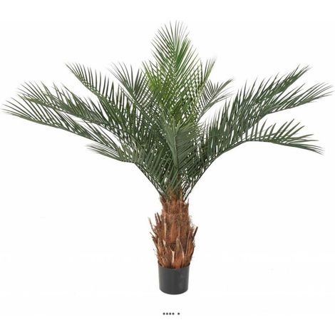 Palmier Phoenix Artificiel H130 cm D165 cm 18 palmes en pot extérieur